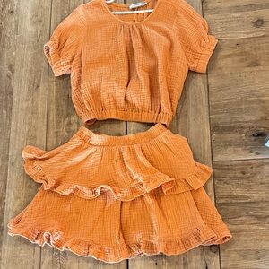 Devotion TWINS Orange Kids Matching Set